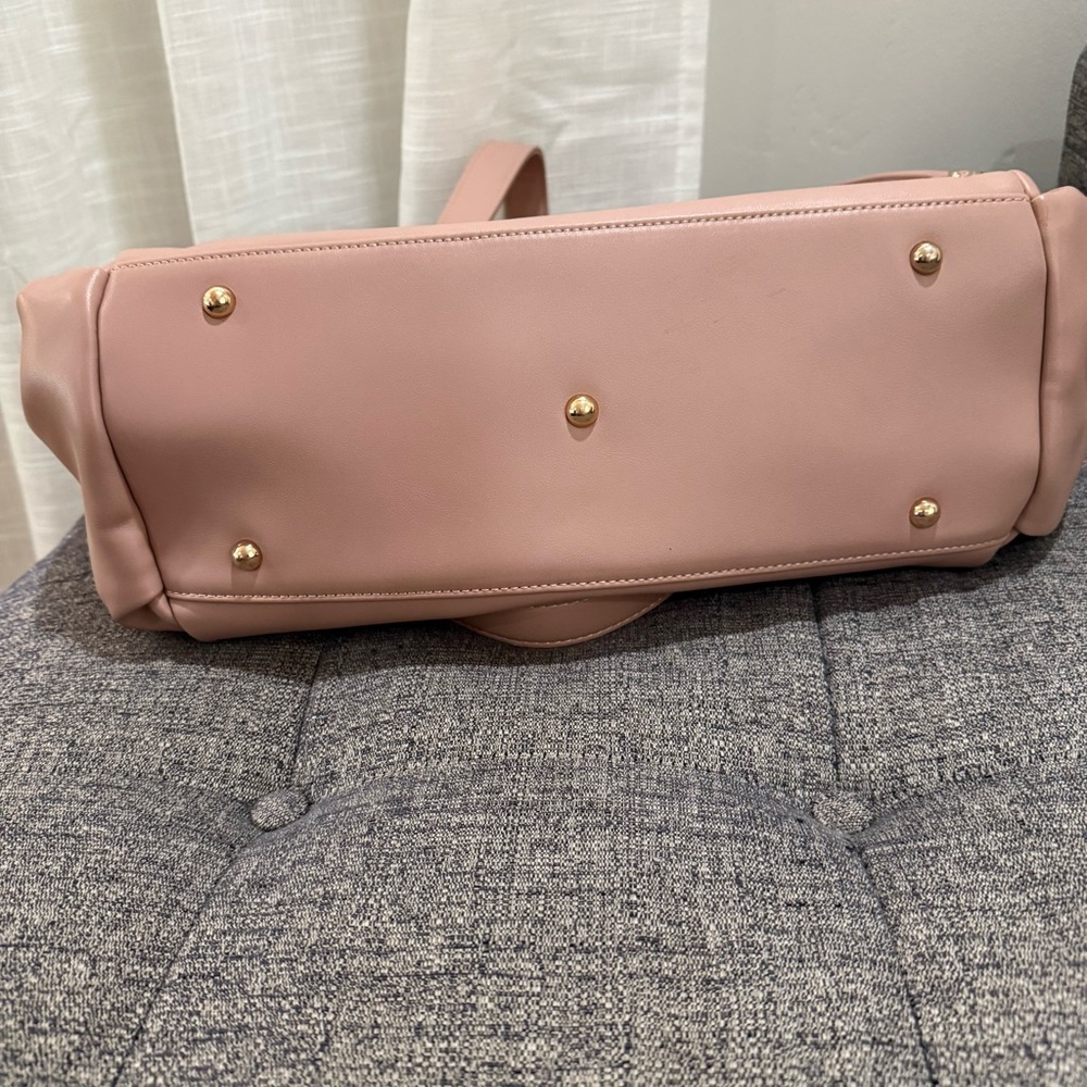 White Elm Gemini Convertible Backpack Bag Purse Tote Dusty Rose w/xtra Strap - Picture 3 of 14